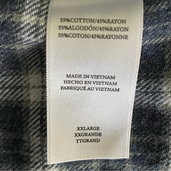 Rails Brushed Lennox Button Down Plaid Shirt NWT - Picture 9 of 9